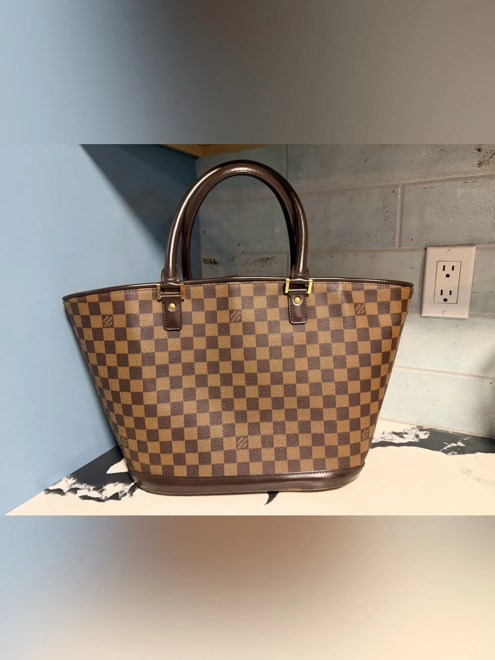 Authentic Louis Vuitton Monesque GM Tote | Excellent Condition | Made in France